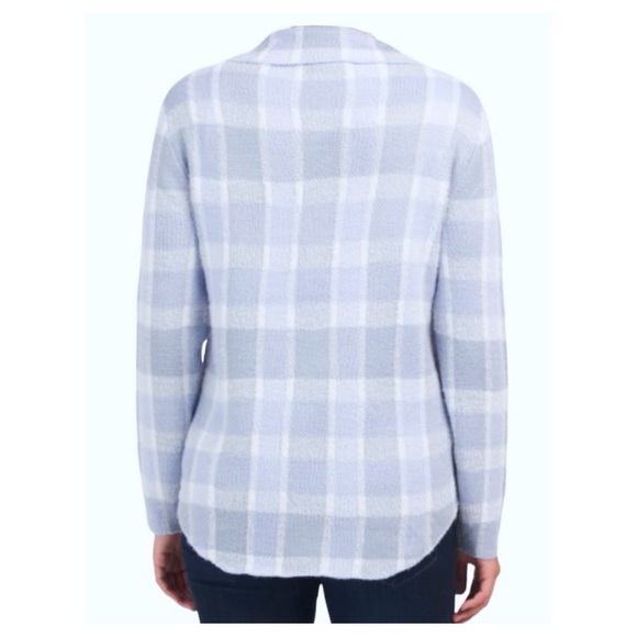 NEW William Rast Shacket Shirt Jacket Plaid Shacket Shirt Size L - Picture 7 of 9